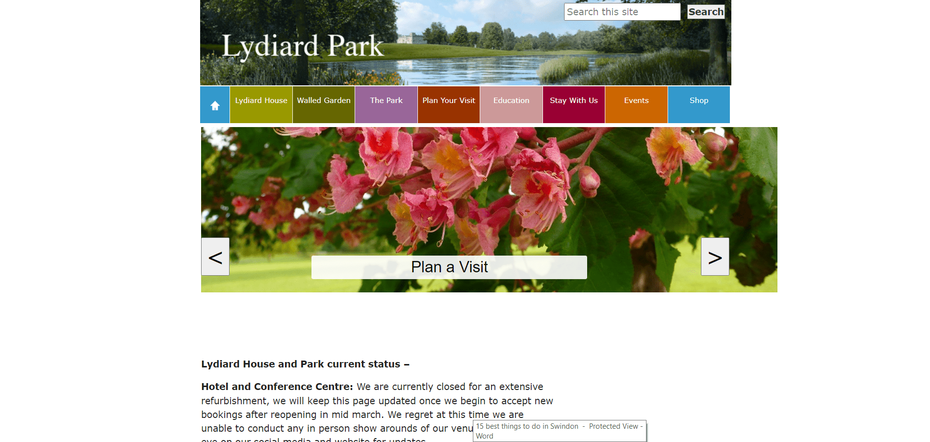 Lydiard Park