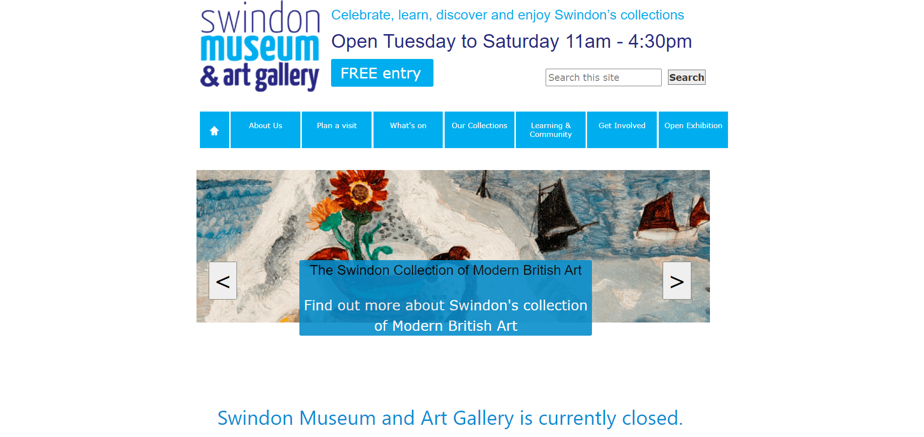 Visit Swindon Museum & Art Gallery