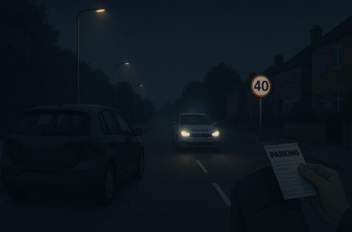 Penalty for Not Using Parking Lights at Night