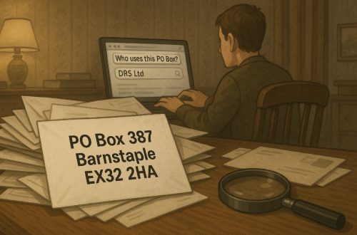 Who Uses PO Box 387 Barnstaple EX32 2HA