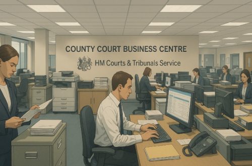 Who Operates the County Court Business Centre in Swindon